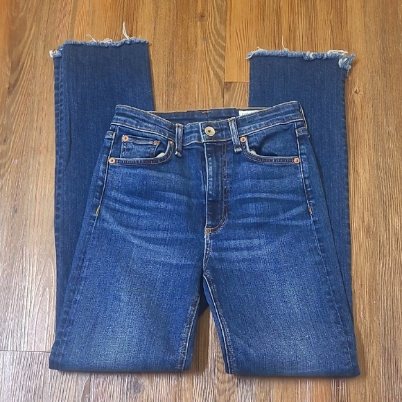 rag & bone Denim - Rag & Bone Dark Blue Ankle Jeans